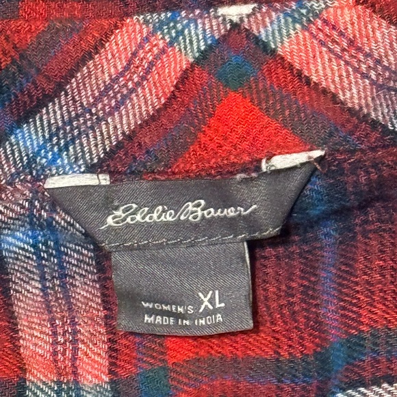 Eddie Bauer, Long Sleeve Thin Flannel, Juniors XL - Picture 3 of 3